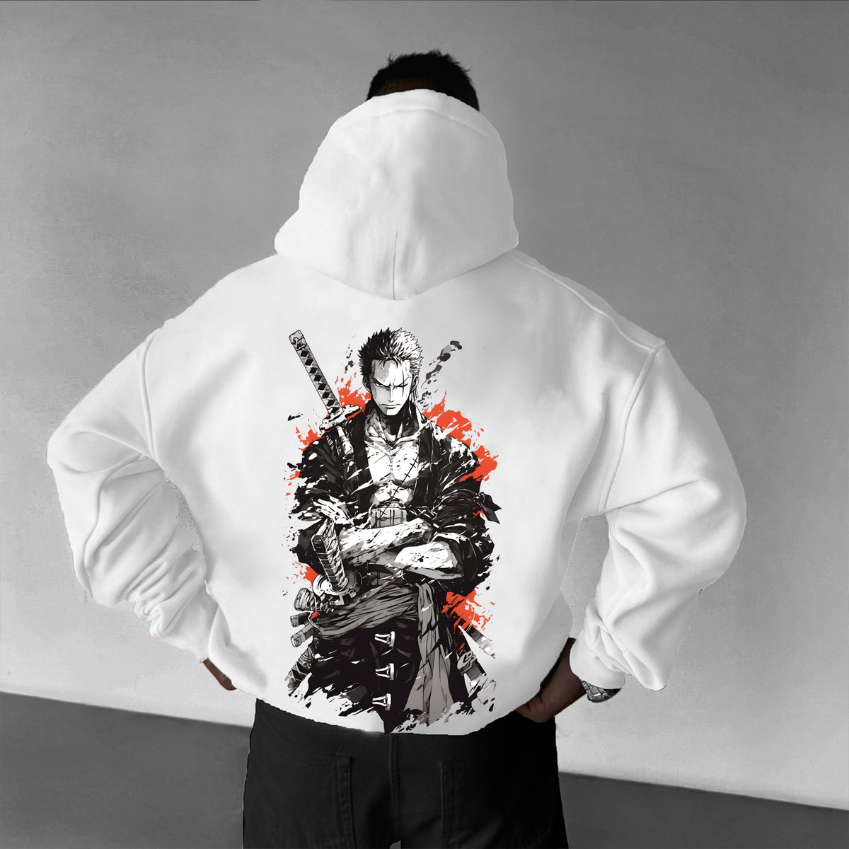 Unisex Oversized Anime Print Hoodie | Comicssoul