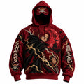 Halloween Anime-Print Hoodie
