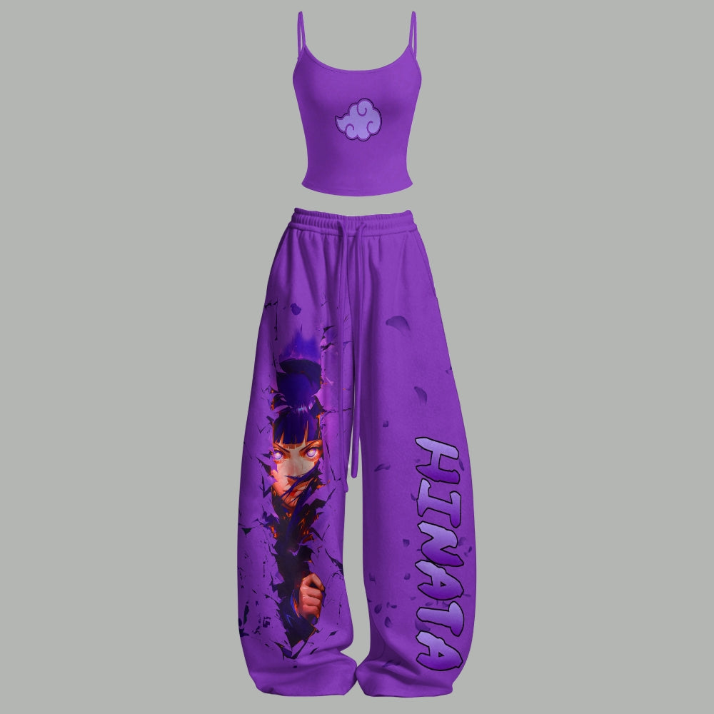 NARUTO Top & Elasticated Trousers Two-Piece Set | Anime Graphic