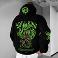 Unisex Oversized Anime Print Hoodie | Comicssoul