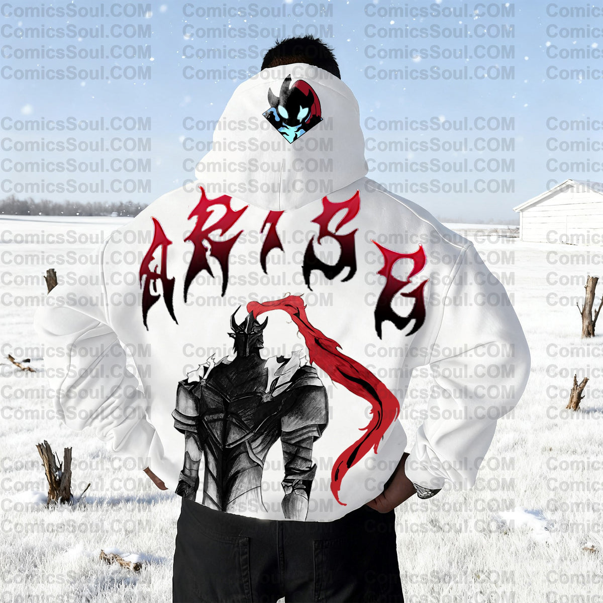 Unisex Anime Graphic Streetwear Wintage Plush Hoodie