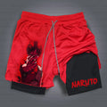 Unisex Naruto Anime Graphic Streetwear Shorts