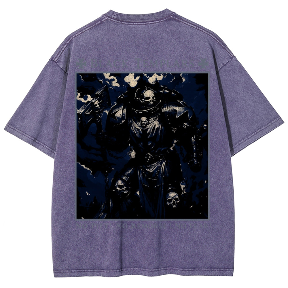 Vintage Casual Washed T-Shirt 2509002319丨WH40K