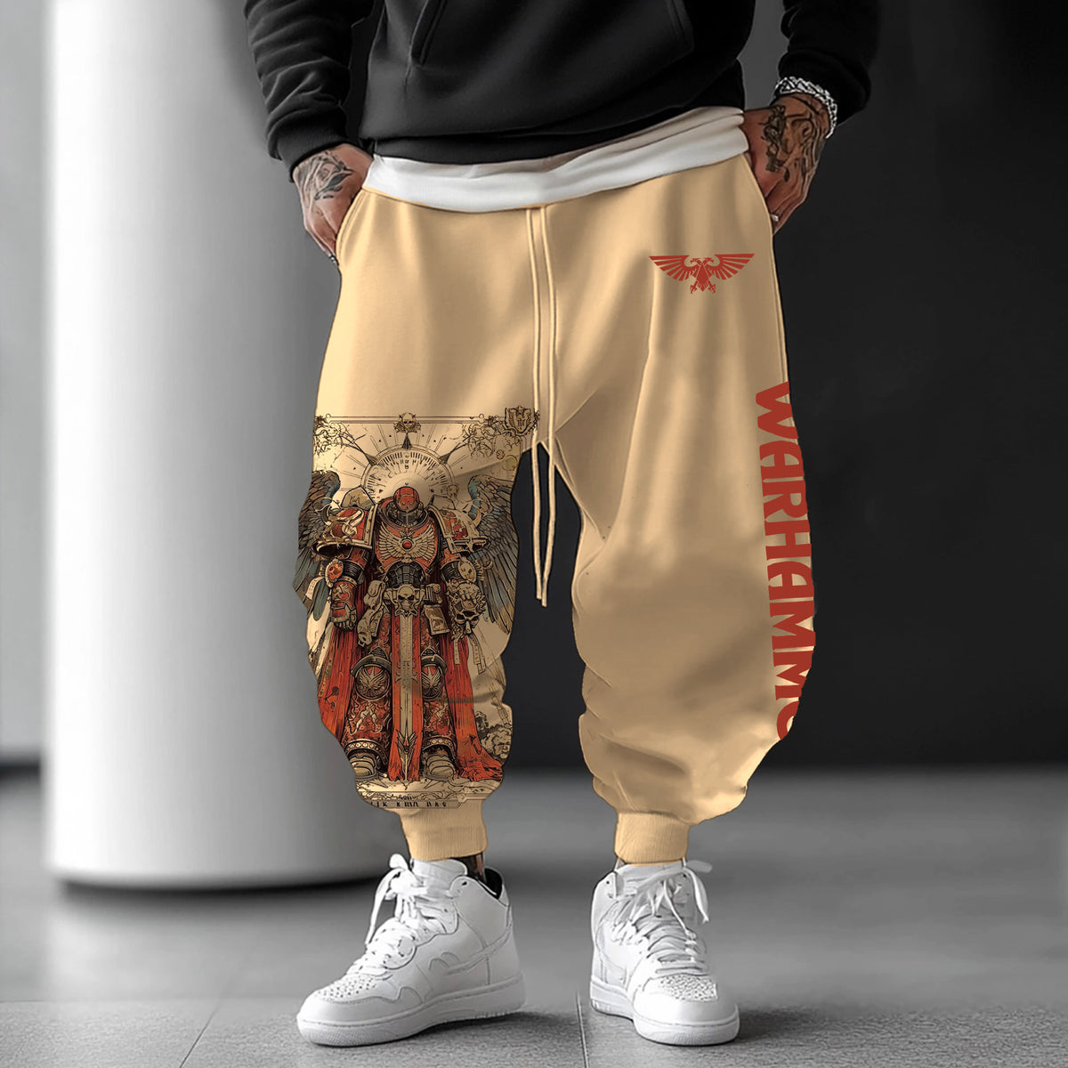 Emperor Of Mankind of WH40K  Art  Casual Streetwear Pants