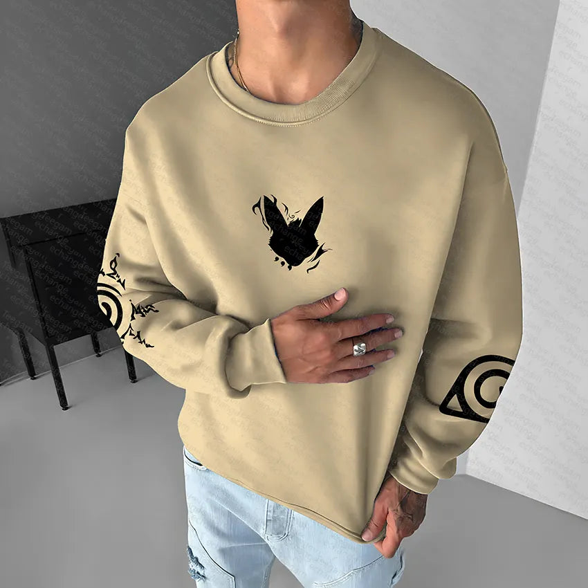 Unisex Naruto Anime Graphic Streetwear Sweatshirt