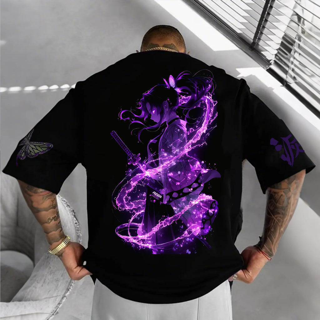Unisex  " Demon slayer " Anime Inspired Vintage T-Shirt| KNY