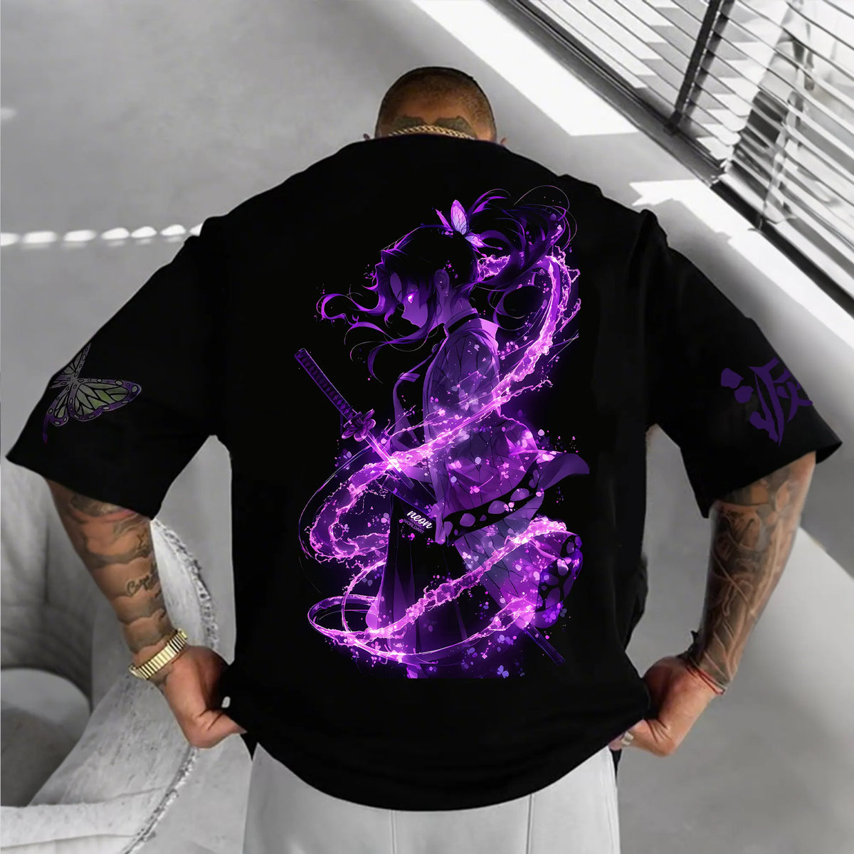 Unisex  " Demon slayer " Anime Inspired Vintage T-Shirt| KNY