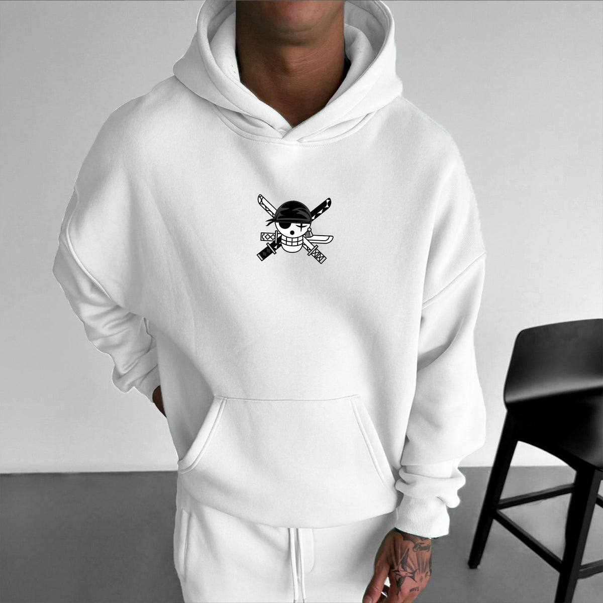 Unisex Oversized Anime Print Hoodie | Comicssoul