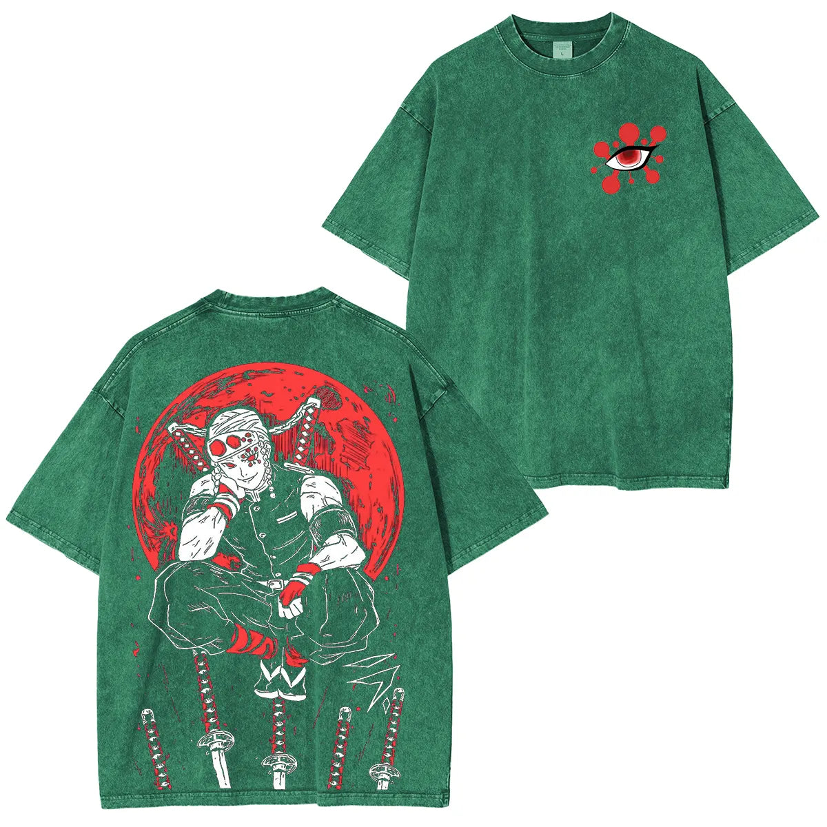 Tengen Uzui,KNY Anime Unisex Washed T-Shirt