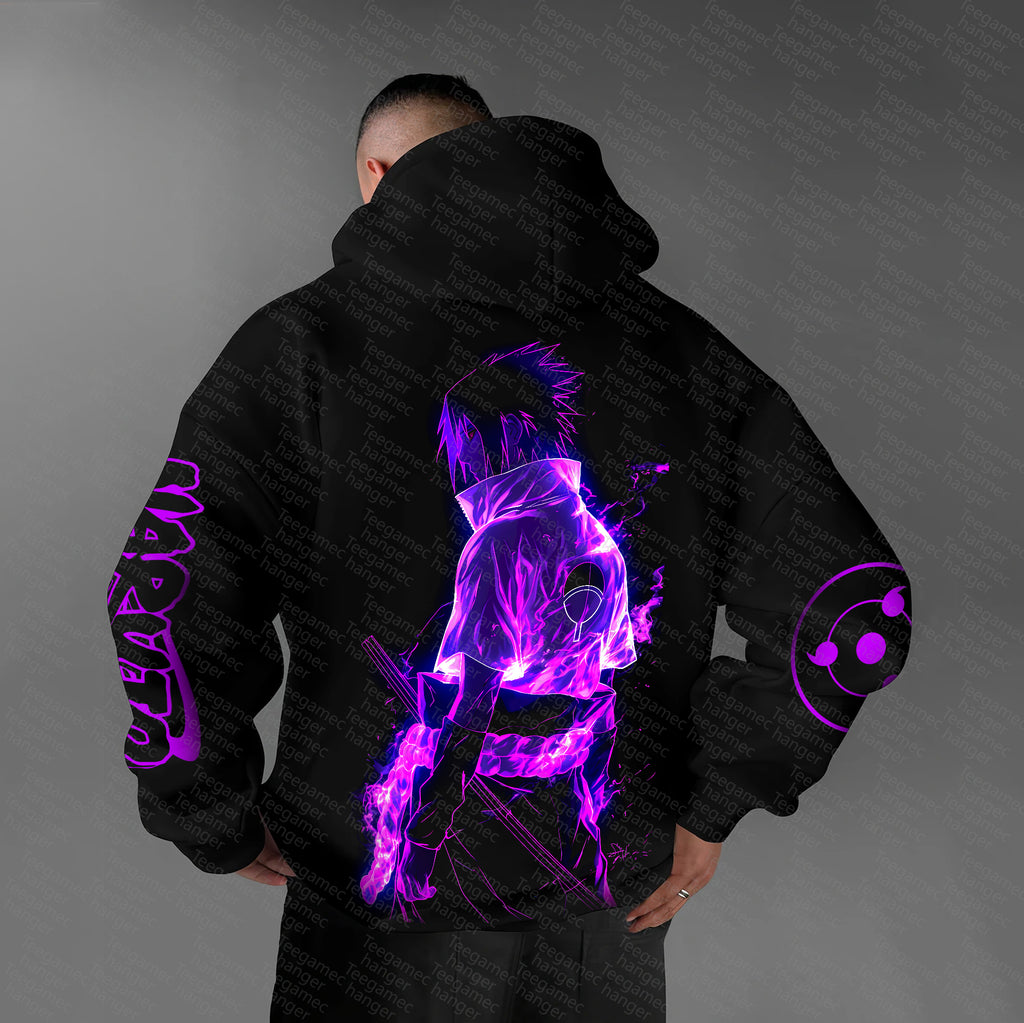 Unisex Naruto Anime Graphic Streetwear Hoodie