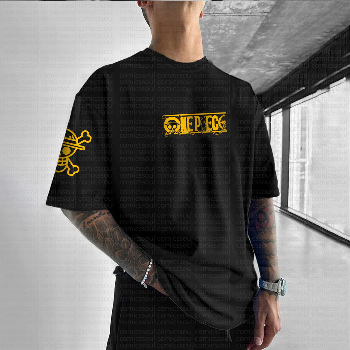 Unisex Anime Inspired Vintage T-Shirt丨Comicssoul