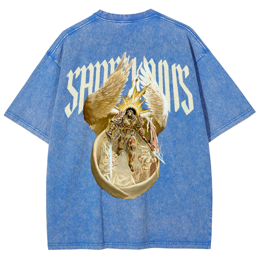 Unisex Fit Washed T-Shirt 2508010341丨WH40K