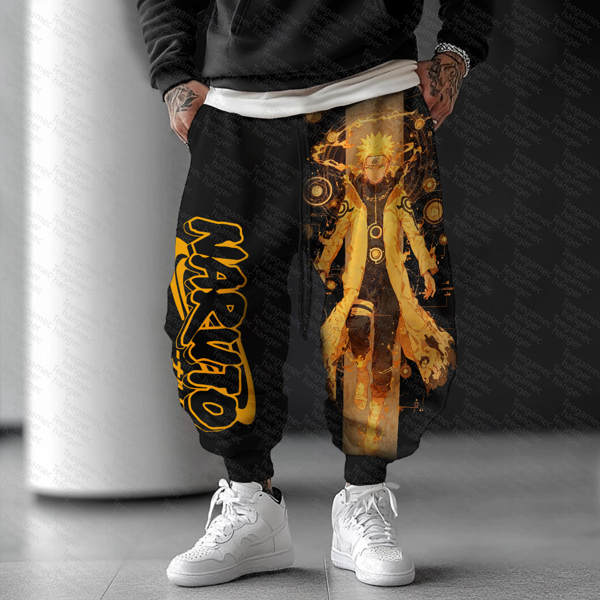 Unisex Naruto Anime Graphic Streetwear Pants