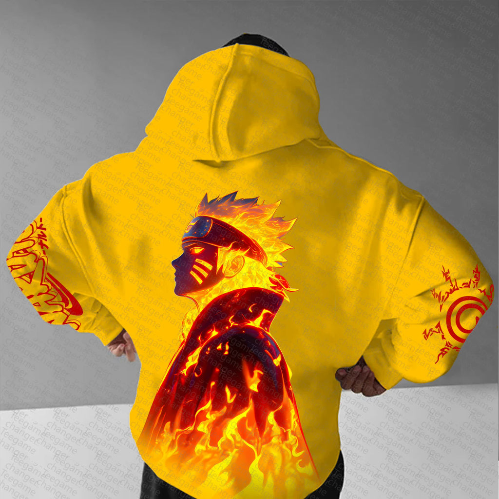 Unisex Naruto Anime Graphic Streetwear Hoodie