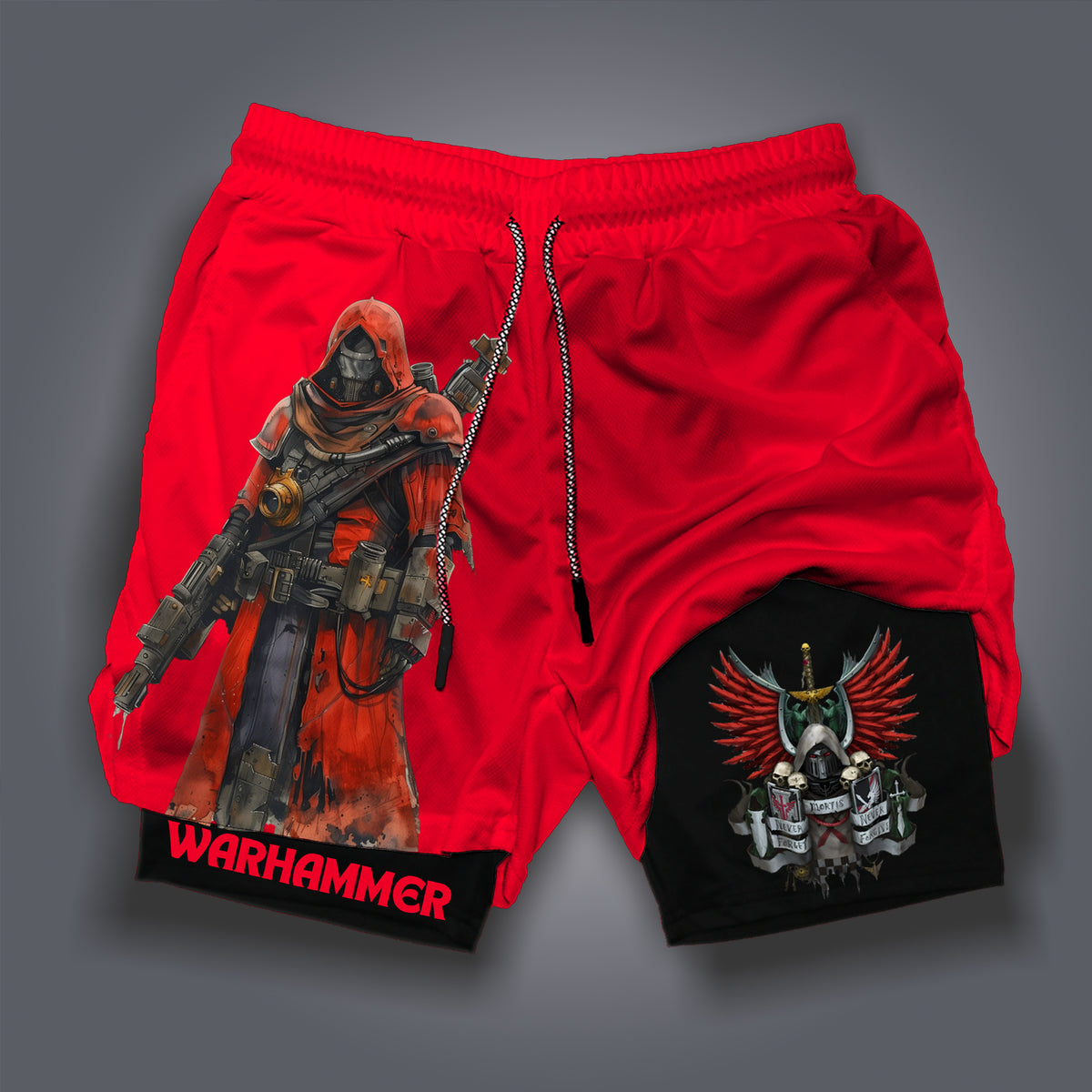 Skitarii Art Casual Streetwear Shorts丨WH40K