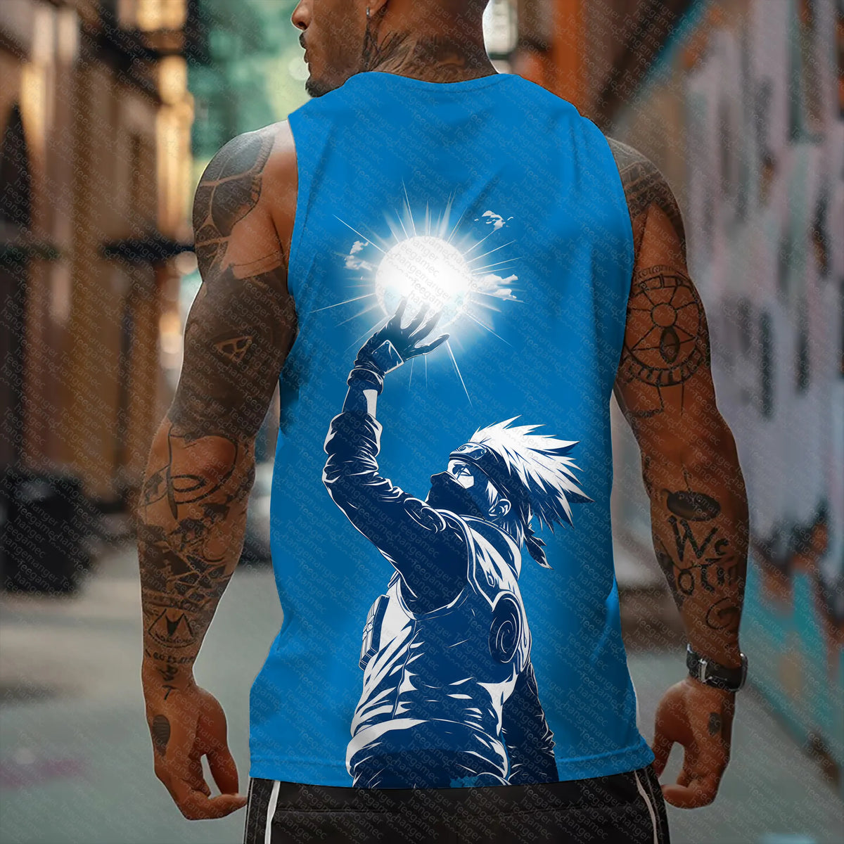 Unisex Naruto Anime Graphic Streetwear Tank Top