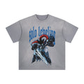 Unisex Anime Inspired Washed  Vintage T-Shirt