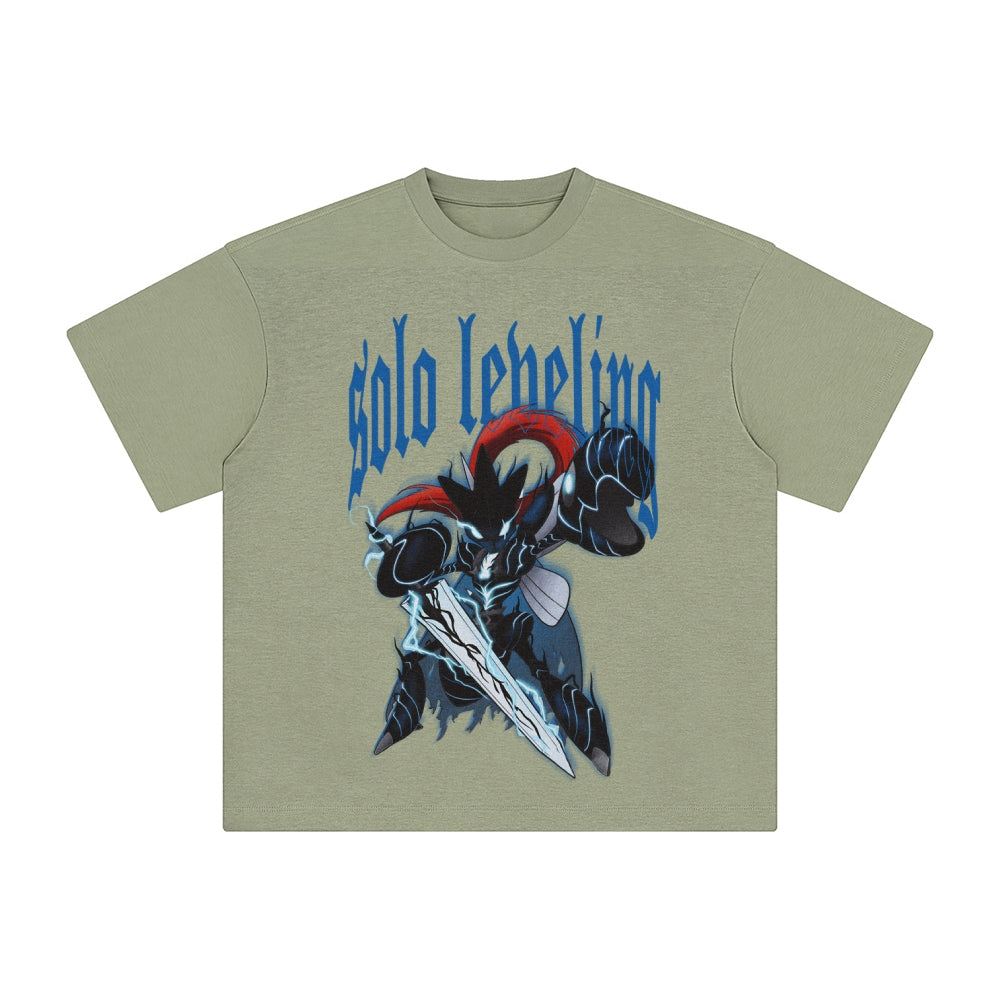 Unisex Anime Inspired Washed  Vintage T-Shirt