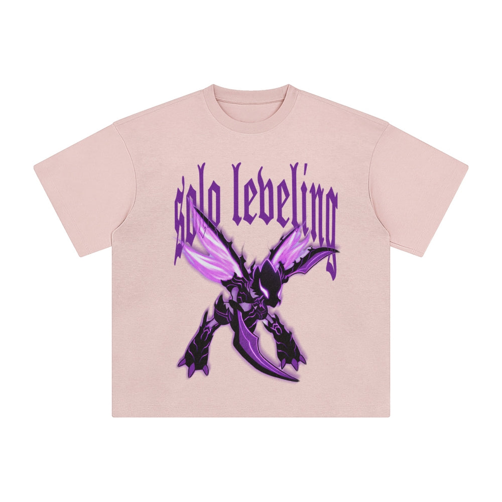 Unisex Anime Inspired Washed  Vintage T-Shirt
