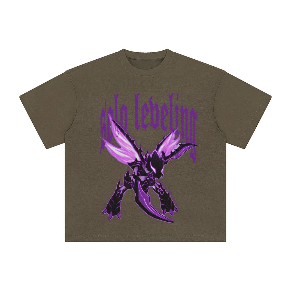 Unisex Anime Inspired Washed  Vintage T-Shirt