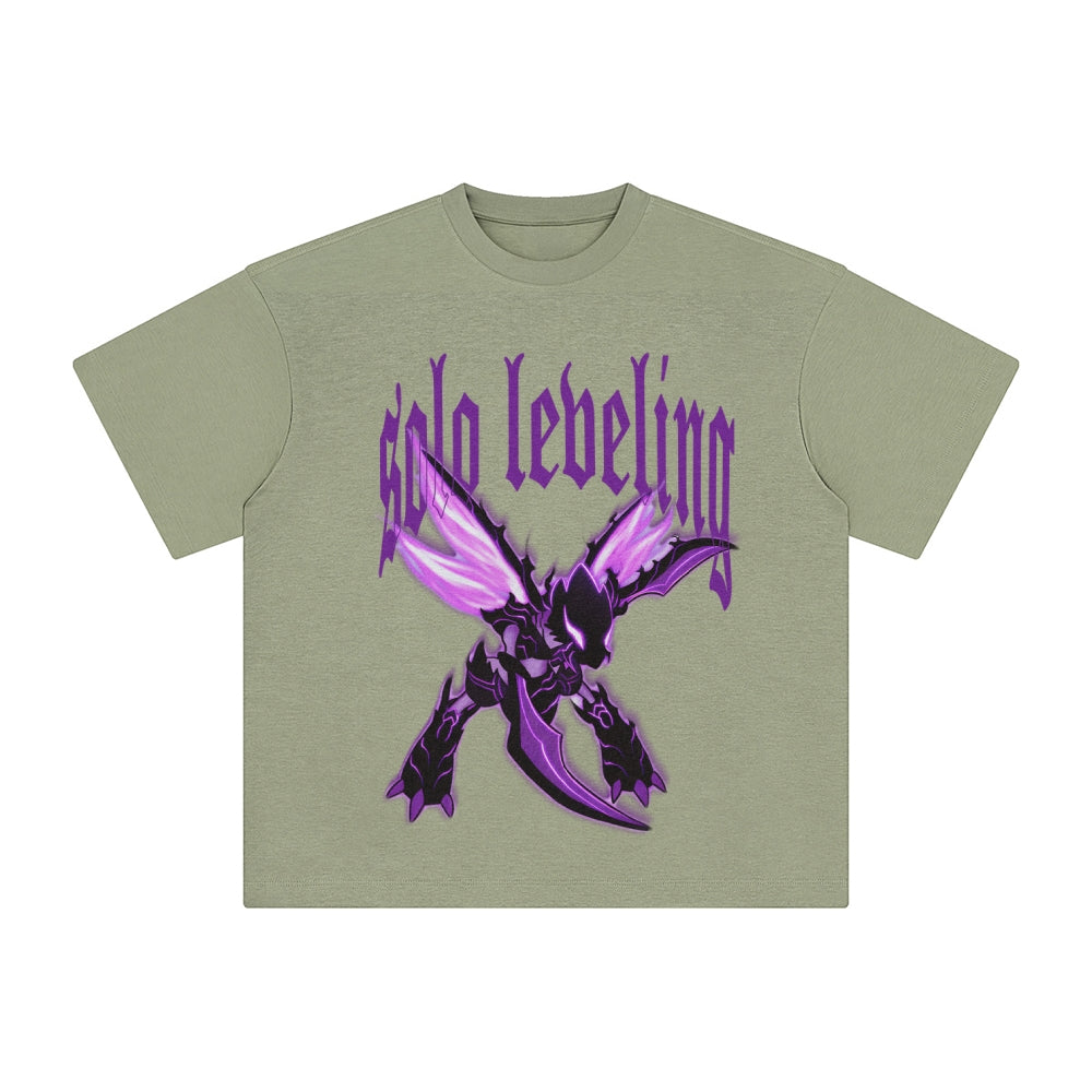 Unisex Anime Inspired Washed  Vintage T-Shirt