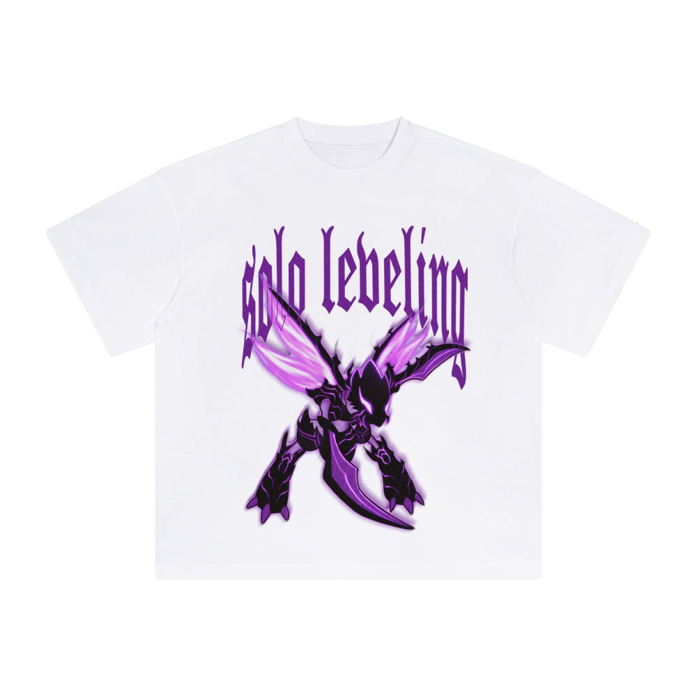 Unisex Anime Inspired Washed  Vintage T-Shirt