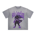 Unisex Anime Inspired Washed  Vintage T-Shirt