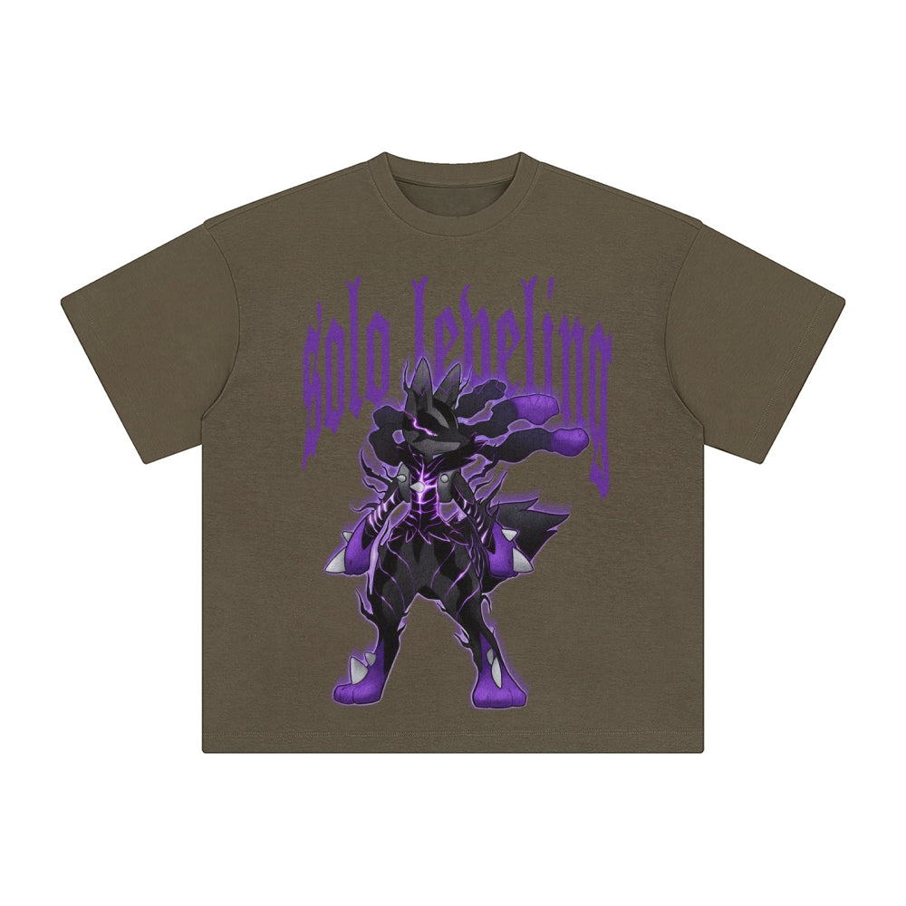 Unisex Anime Inspired Washed  Vintage T-Shirt
