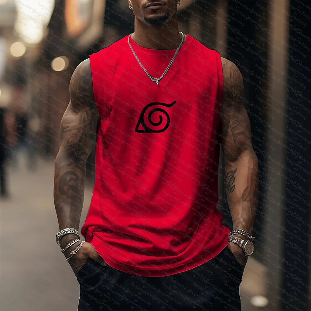 Unisex Naruto Anime Graphic Streetwear Tank Top
