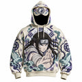 Halloween Anime-Print Hoodie