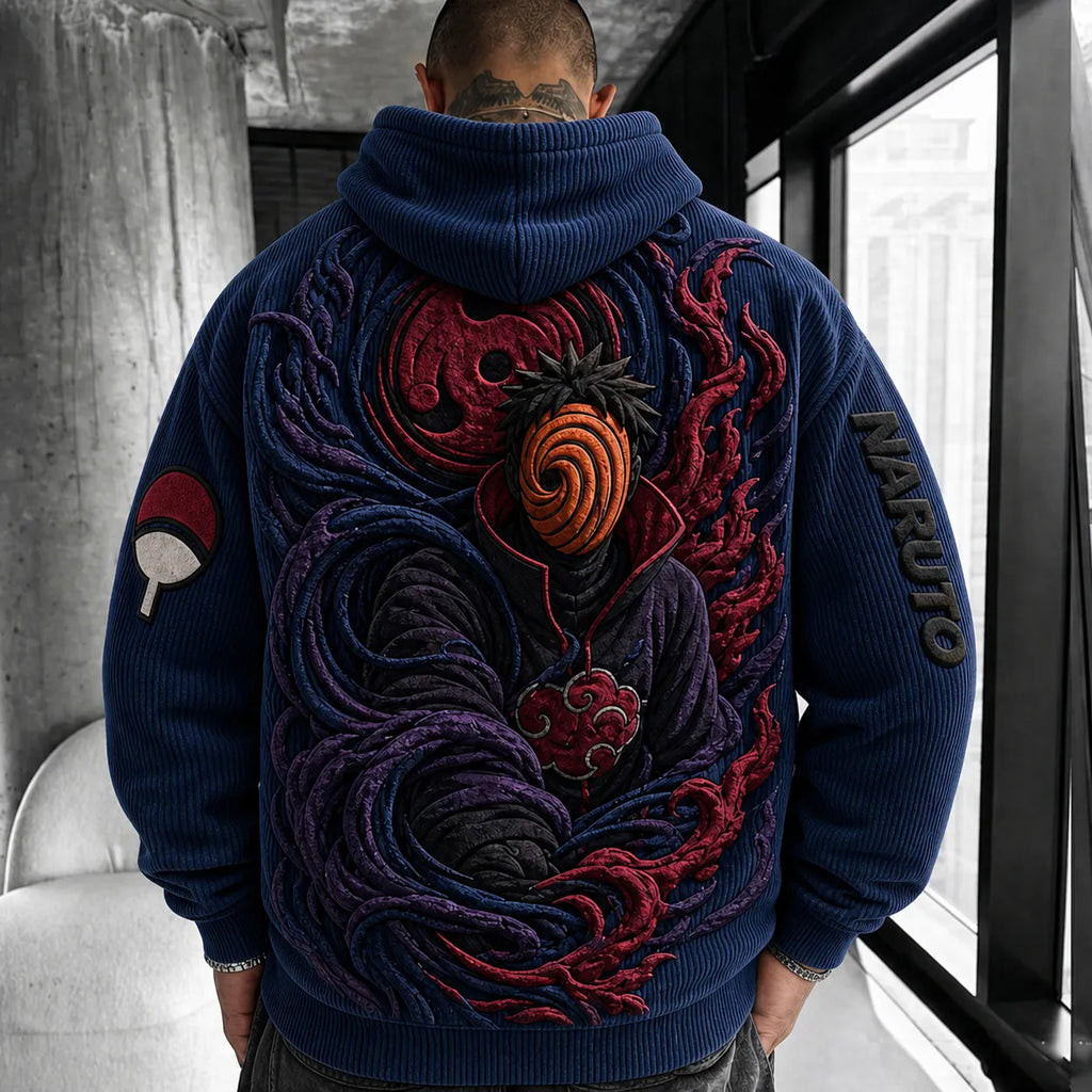 Unisex Anime-print Hoodie