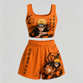 Naruto Vest and shorts Two-Piece Set | Anime Graphic