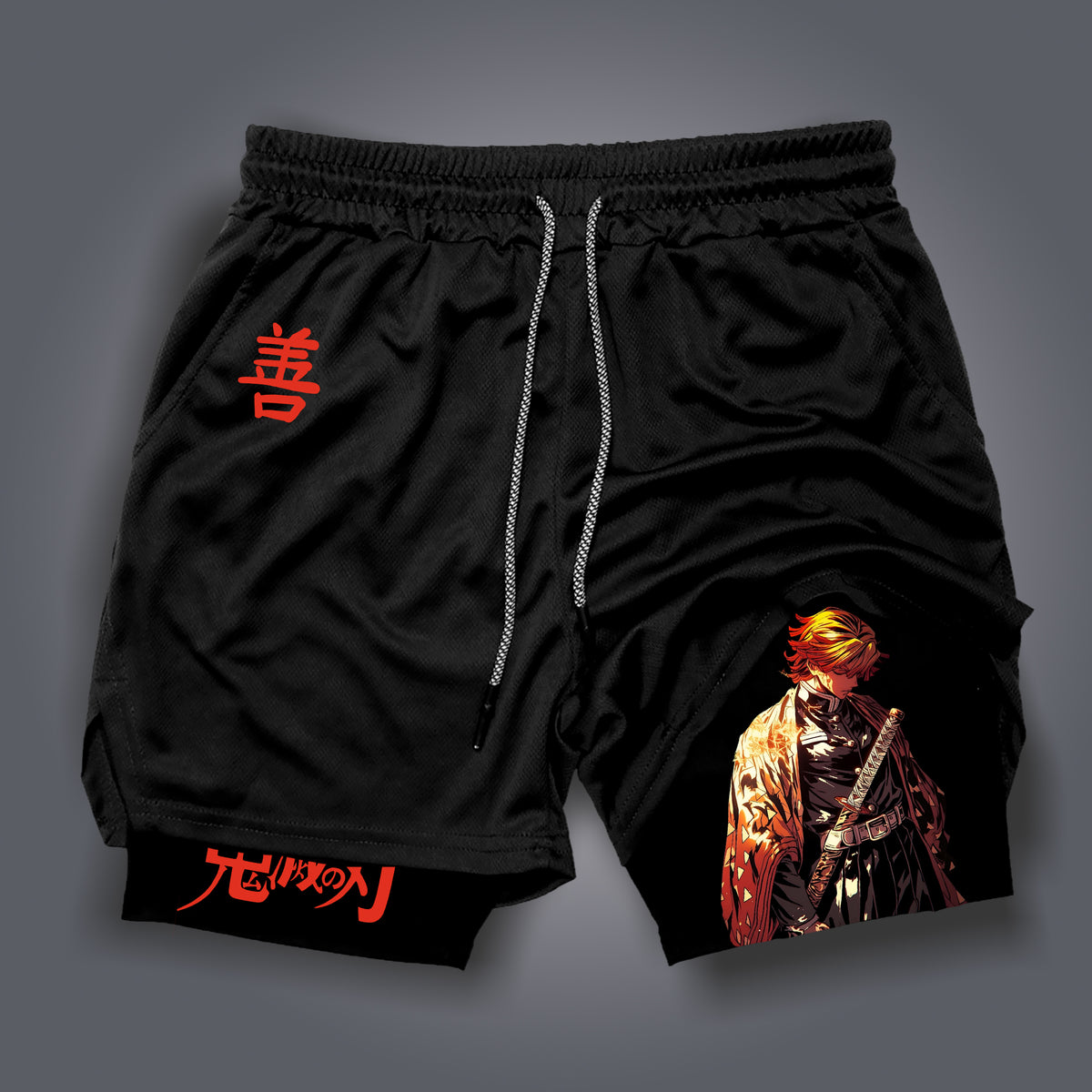 Unisex “ Demon slayer” Casual Streetwear Shorts| KNY