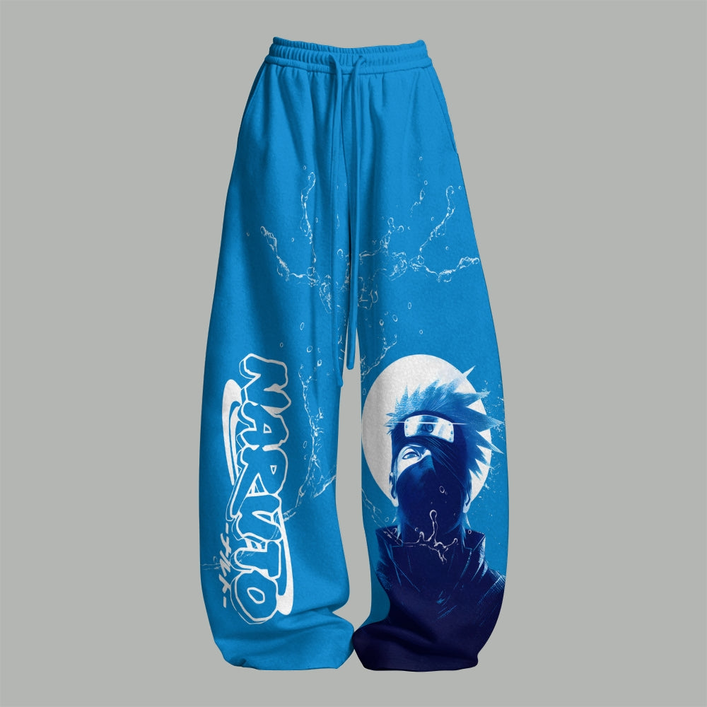 NARUTO Women T-Shirt  & Elasticated Trousers Two-Piece Set | Anime Graphic