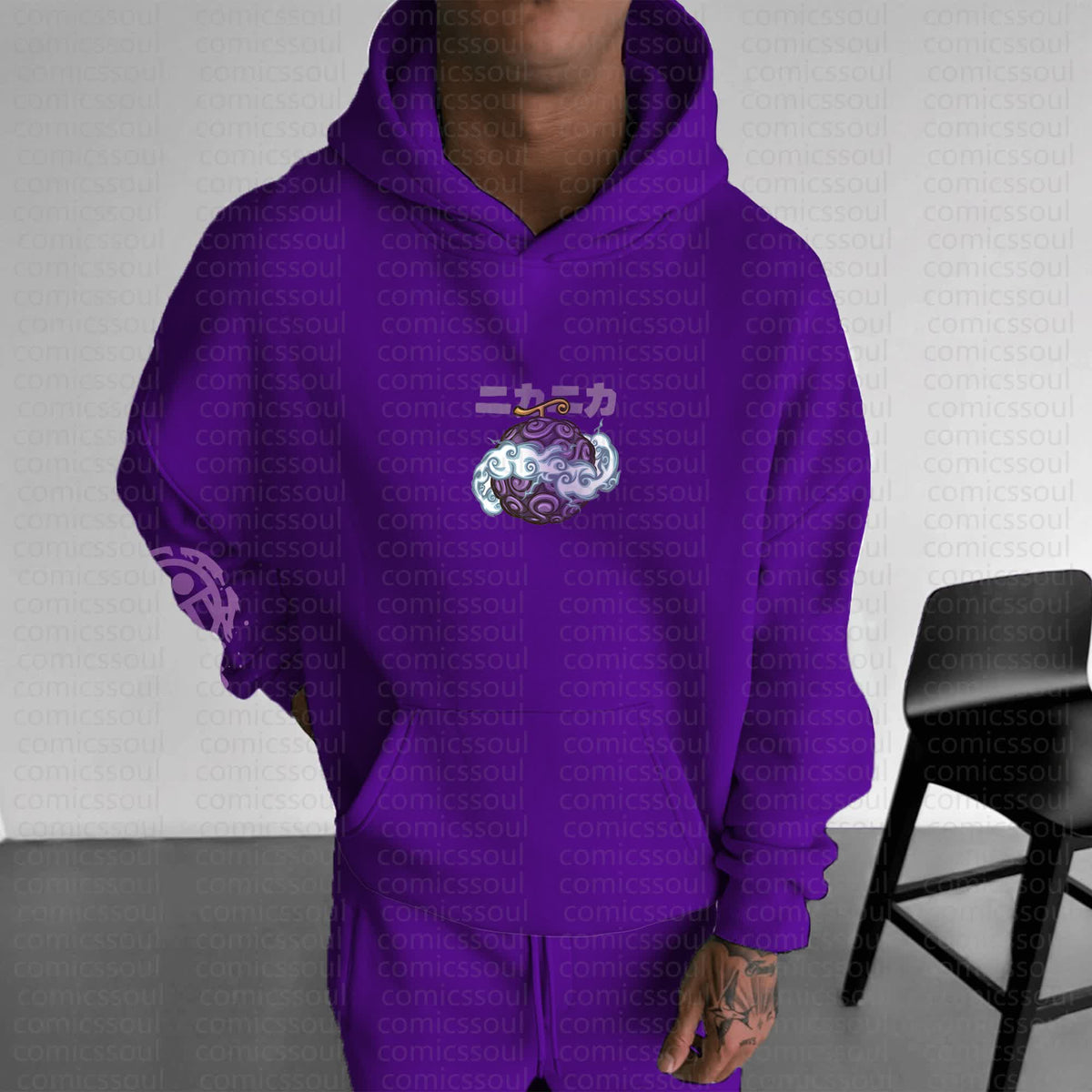 Unisex Anime Graphic Streetwear Vintage Hoodie丨Comicssoul