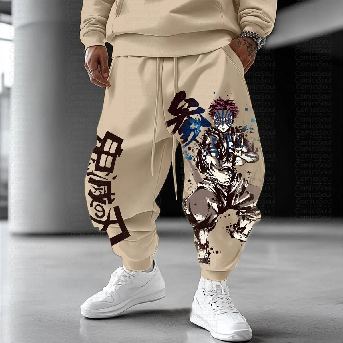 Unisex Anime Inspired Vintage Pants丨Comicssoul