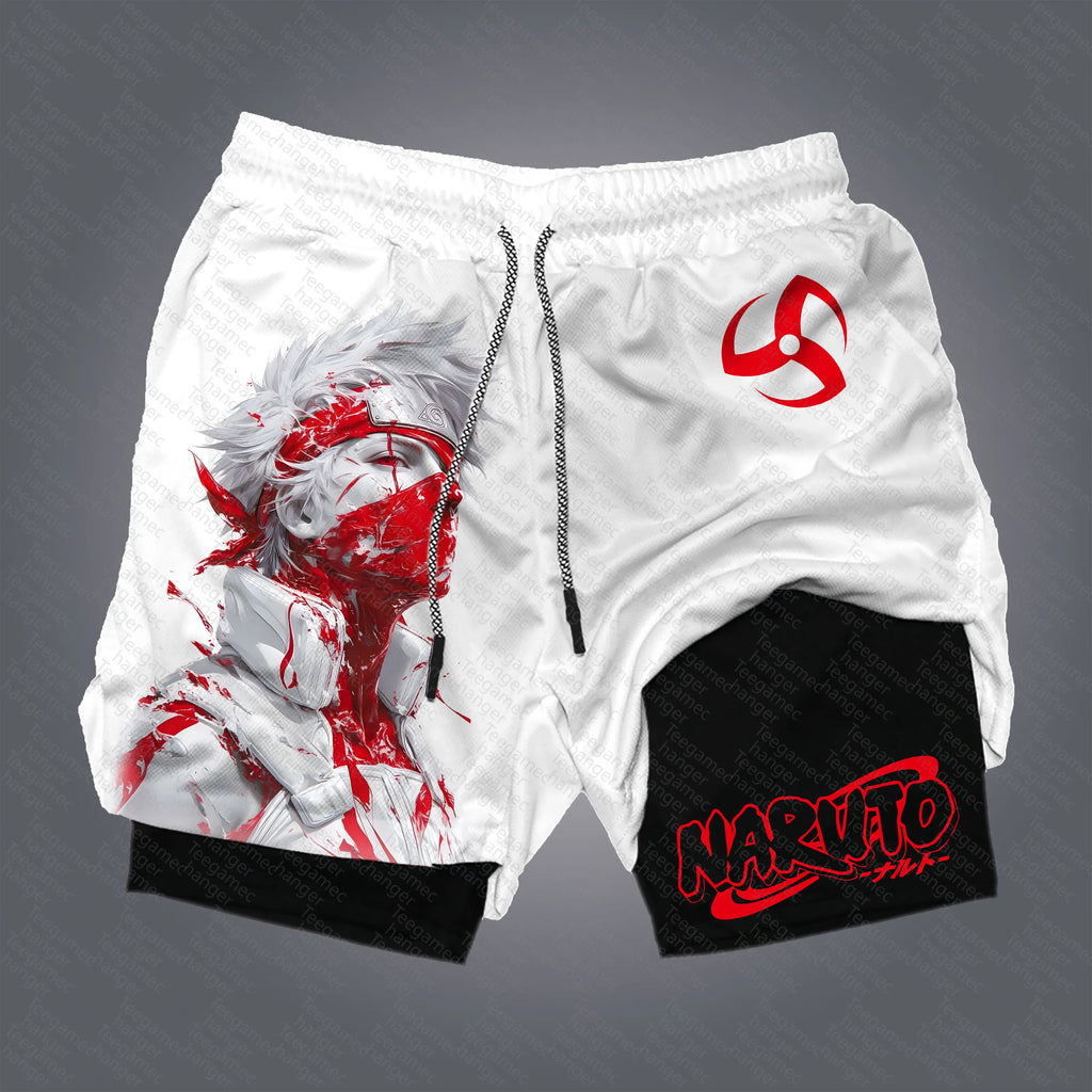 Unisex Naruto Anime Graphic Streetwear Shorts