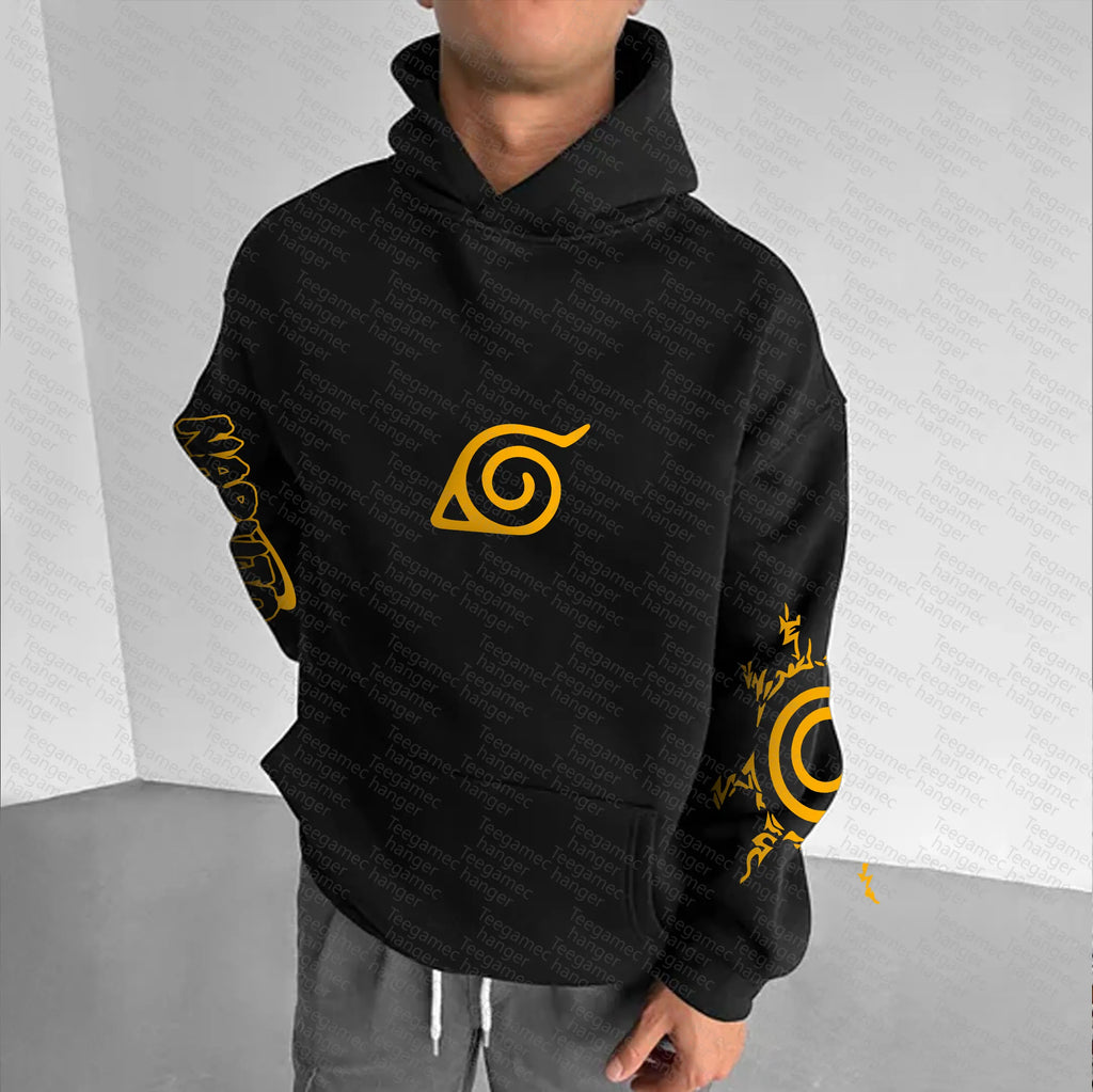Unisex Naruto Anime Graphic Streetwear Hoodie