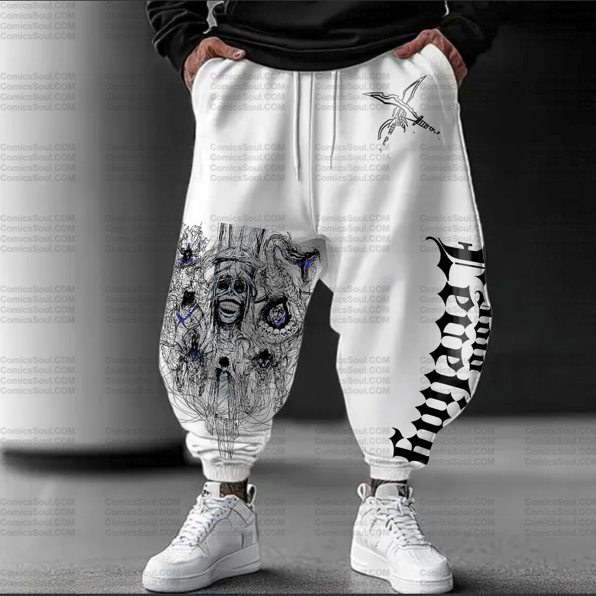 Unisex Anime Inspired Vintage Plush Pants