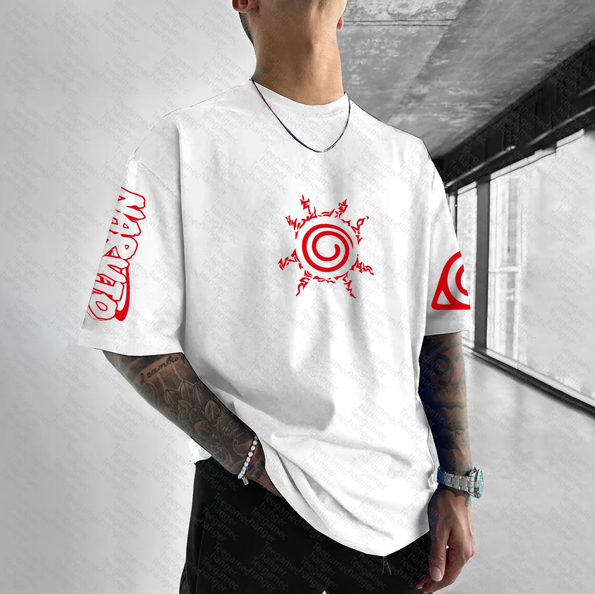 Unisex Naruto Anime Graphic Streetwear T-Shirts