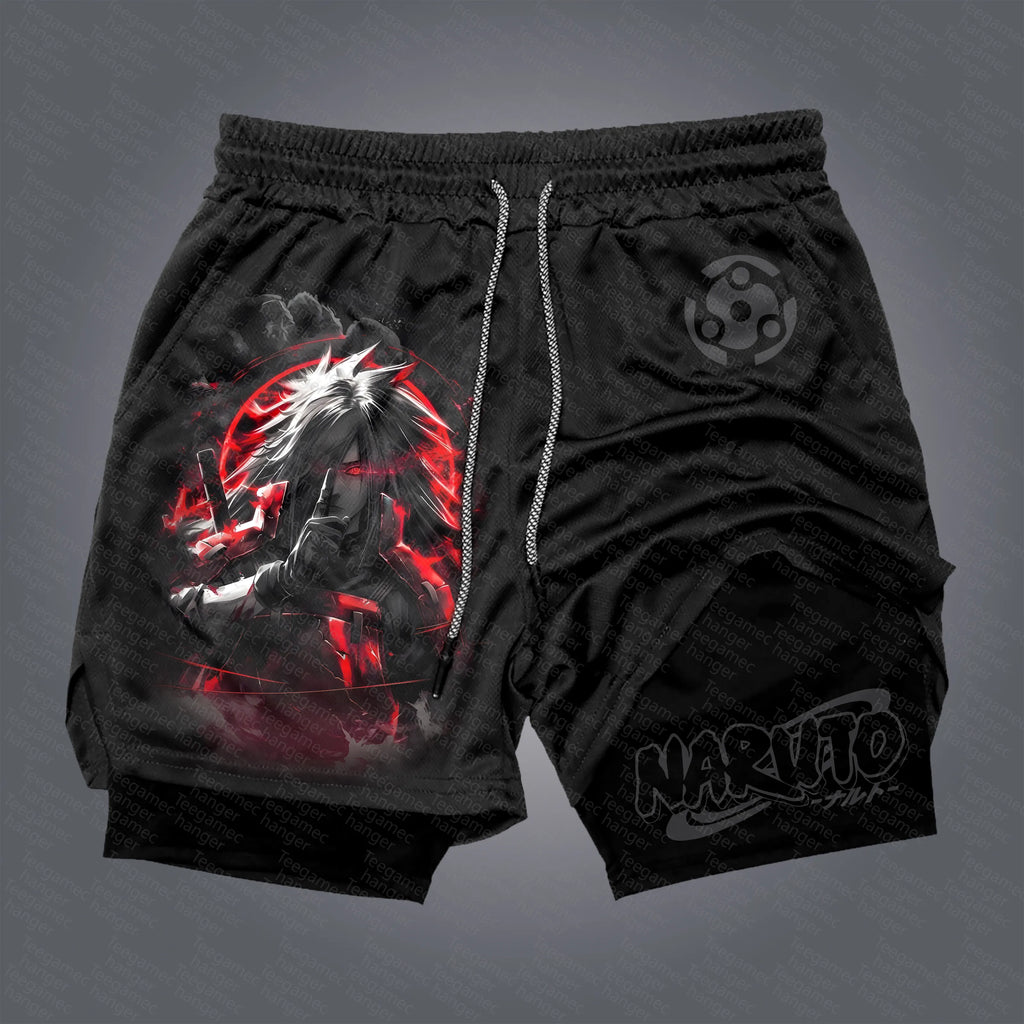 Unisex Naruto Anime Graphic Streetwear Shorts