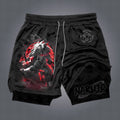 Unisex Naruto Anime Graphic Streetwear Shorts