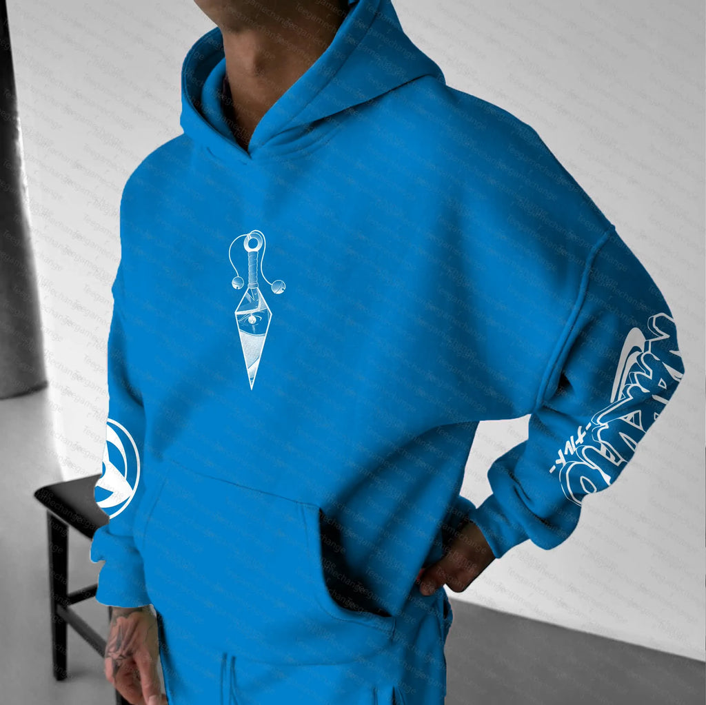 Unisex Anime Graphic Streetwear Hoodie