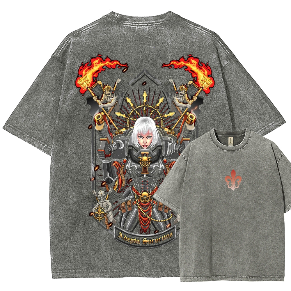 Unisex Fit Washed T-Shirt 丨WH40K