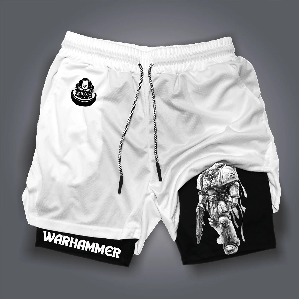 Space Marine of WH40K Art Casual Streetwear Shorts