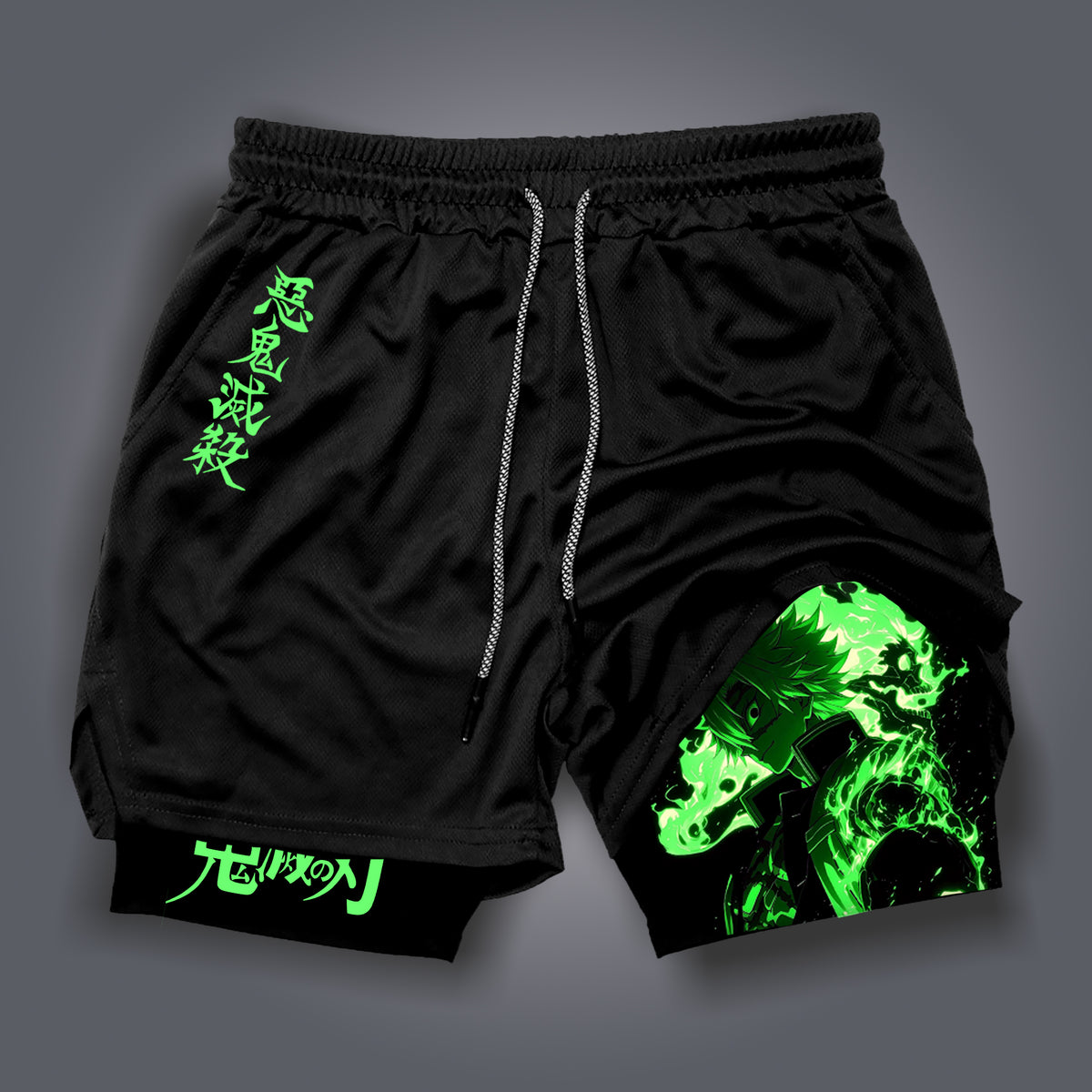 Unisex “ Demon slayer” Casual Streetwear Shorts| KNY