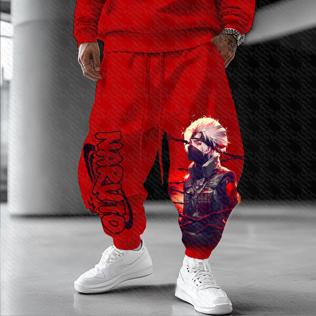 Unisex Naruto Anime Graphic Streetwear Pants