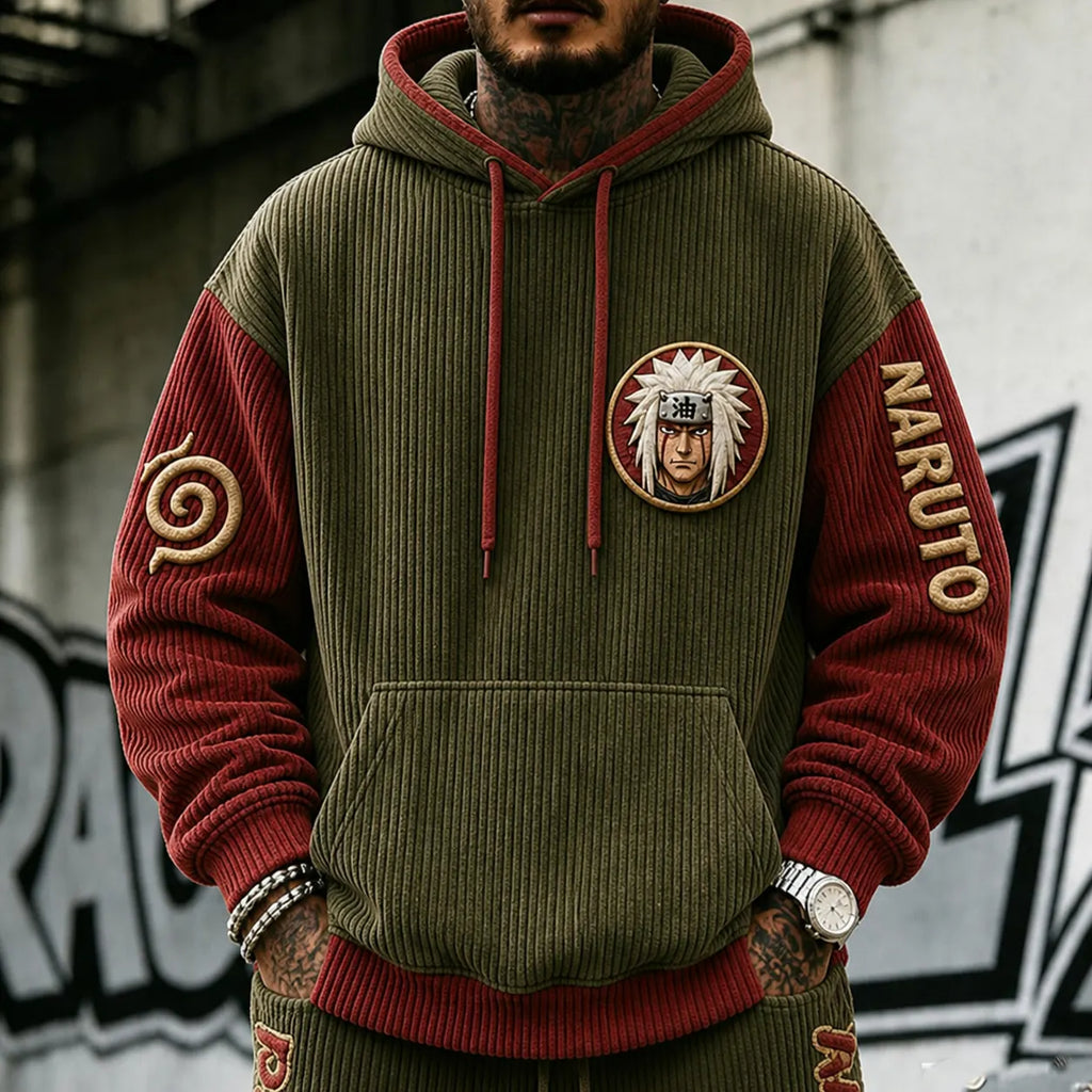 Unisex Anime-print Hoodie