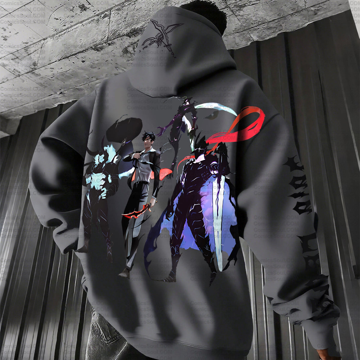 Unisex Graphic Streetwear Vintage Plush Hoodie