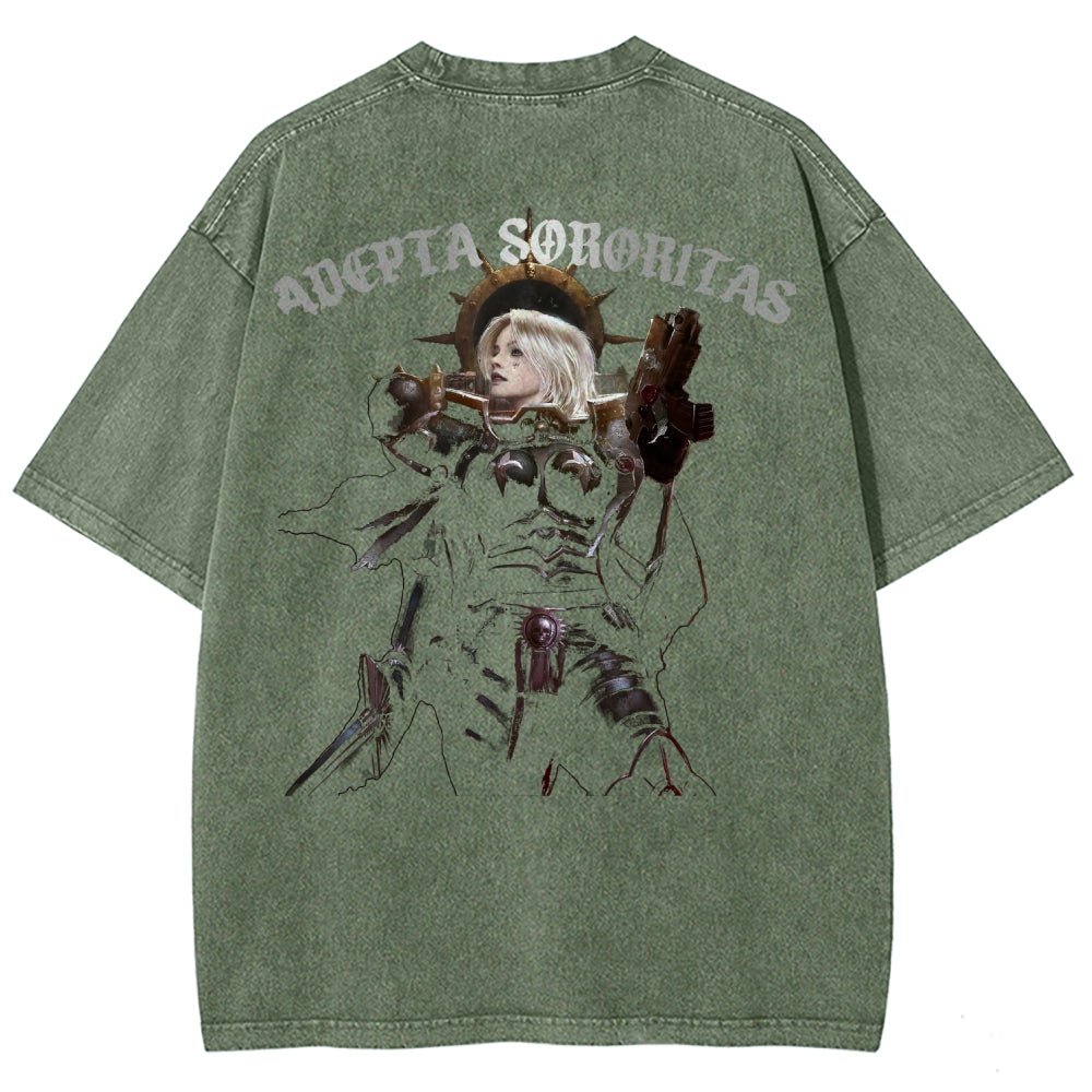 Unisex Fit Washed T-Shirt 丨WH40K